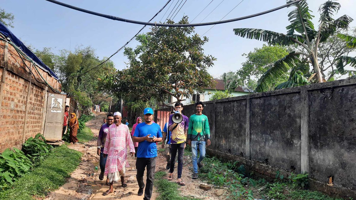 What to do to deal with storm and hail ? In this regard, a field activity was held today in collaboration with Sylhet YouthNet Team and Islamic Relief Bangladesh. #ClimateAction #adaptation @irbangladesh @NazmusNahid1 @SohanBMYP @YouthNet4CC