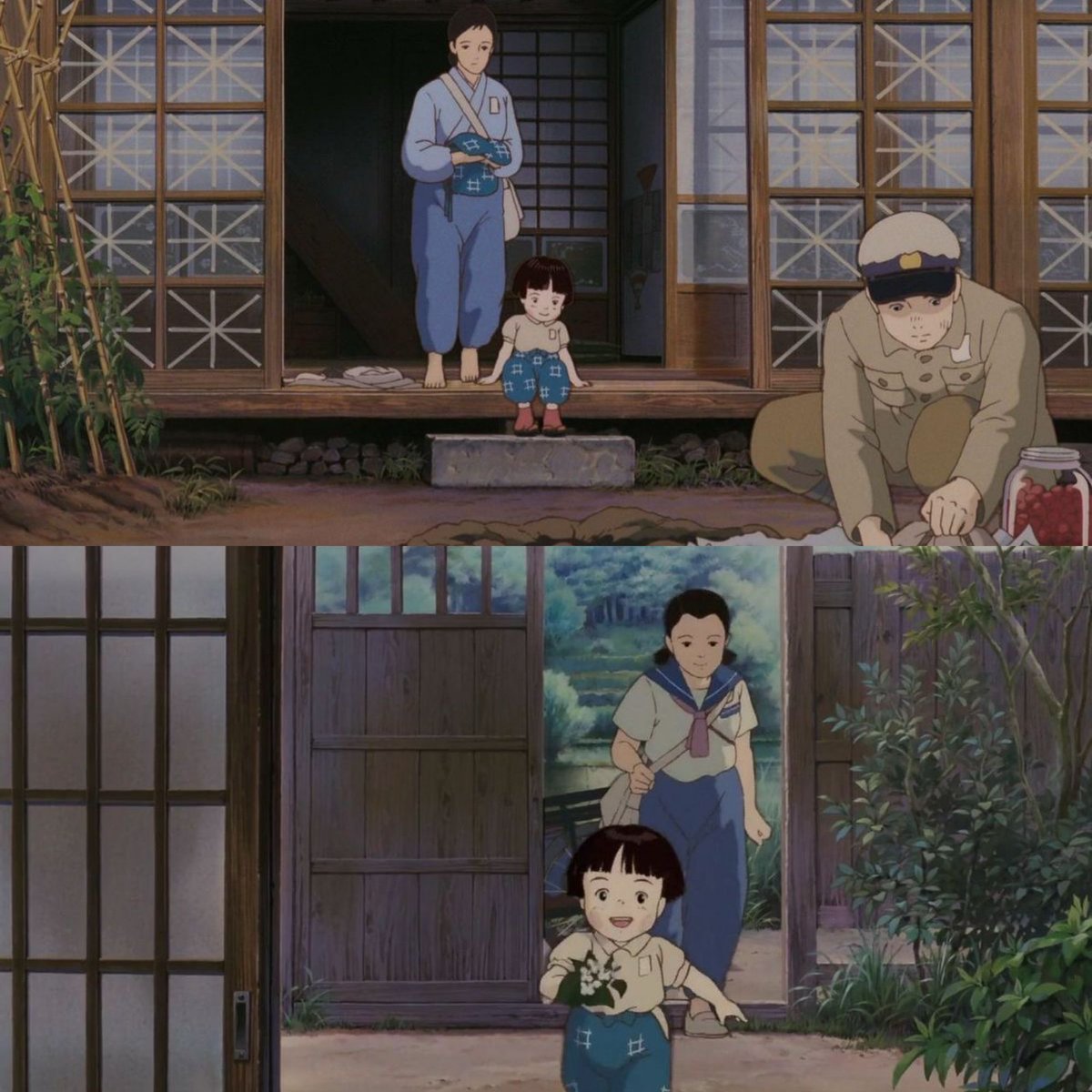 anime_'s tweet photo. Grave of the Fireflies (1988). https://t.co/eLczerCMqc