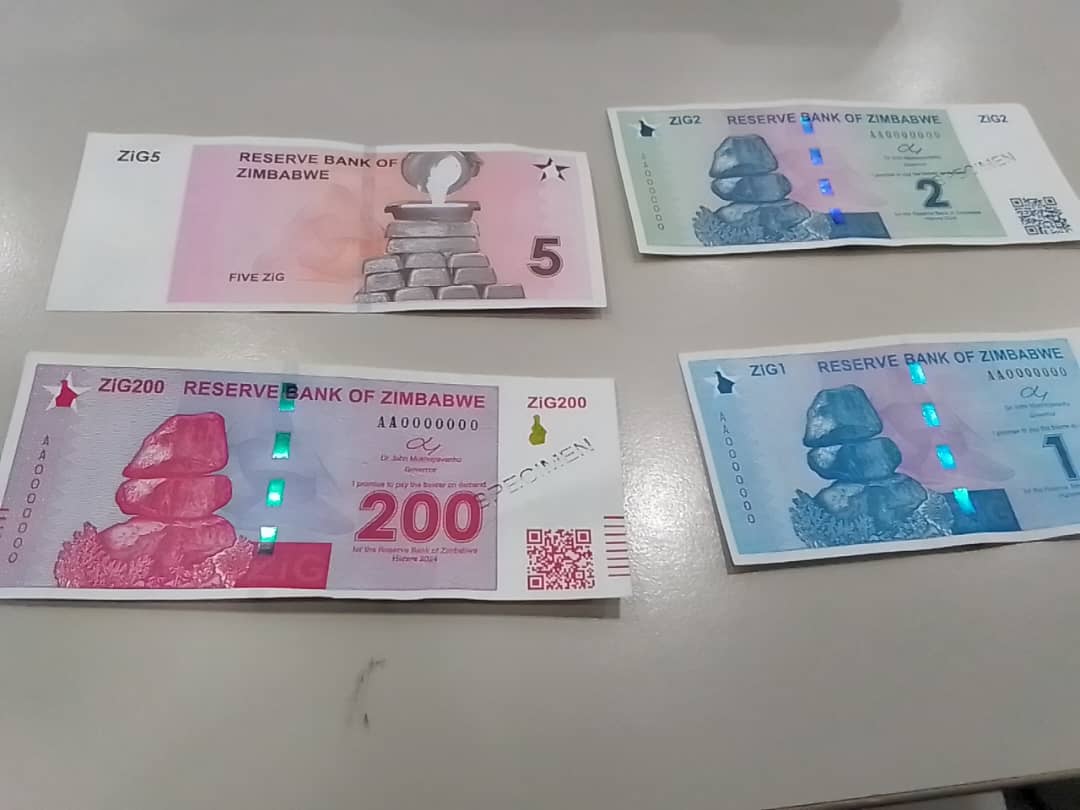 🚨BREAKING: RBZ says ZiG notes and coins are in production and will start circulating in the economy on 30 April 2024 to allow the Reserve Bank to undertake an educational and awareness campaign on the key security features of the ZiG notes and coins.