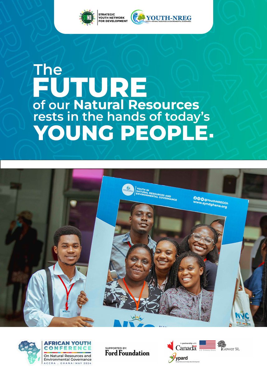 YouthNREGGh's tweet photo. In 29 days, Accra 🇬🇭, will host the African Youth Conference '24, a special gathering of young people from across the continent who are ready and poised to shape a brighter future for us. 
Africa's transformation is underway and that excites us!🥳🥳
#WeAreGathering
#AYC2024 https://t.co/WjW7l4t8zB