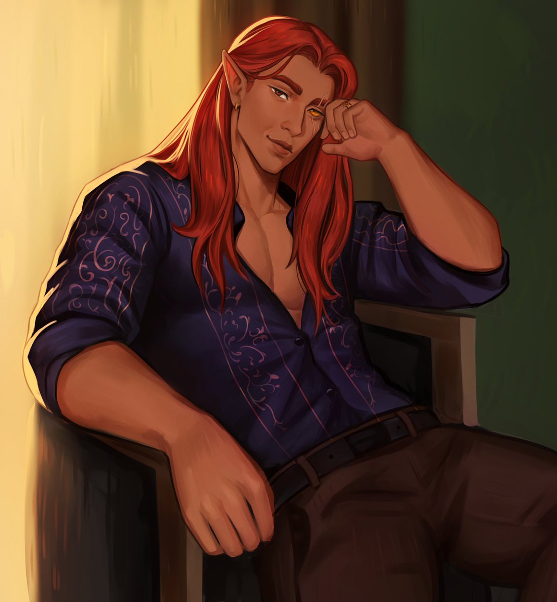 “Lucien sempre tivera uma graciosidade casual nata […] Bonito, poderoso, um pouco libertino — mas bem-educado e elegante.”

arte por <a href="/GaditaahArt/">gad</a> 
🦊 comissionada por mim 

(não autorizo repost)