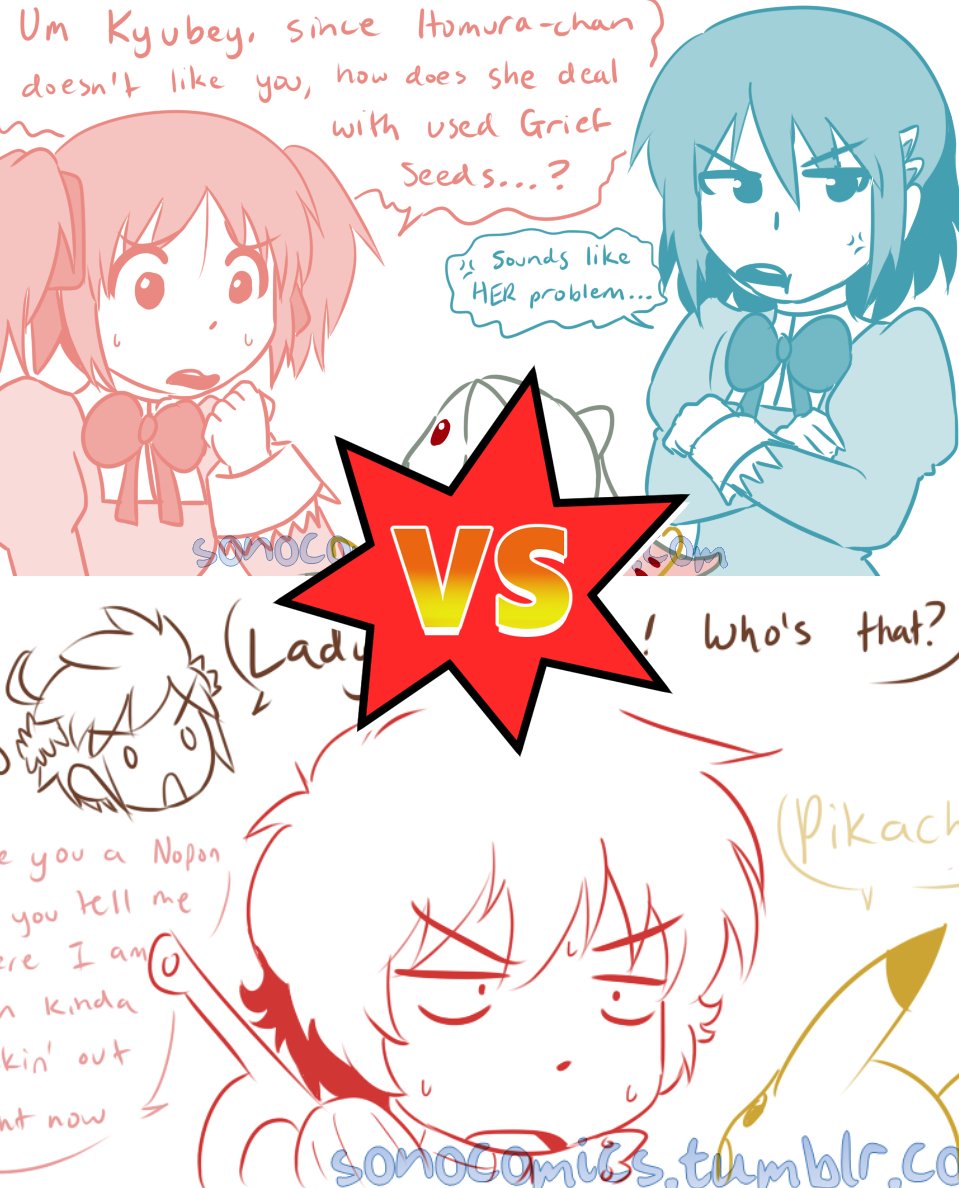 MATCH: Seeds of Grief (PMMM) sonocomics.tumblr.com/post/160879664… VS Feeling It (Smash Bros) sonocomics.tumblr.com/post/127657621… Here’s the strawpoll: strawpoll.com/eNg69jG0AnA Be sure to vote within the next two days!
