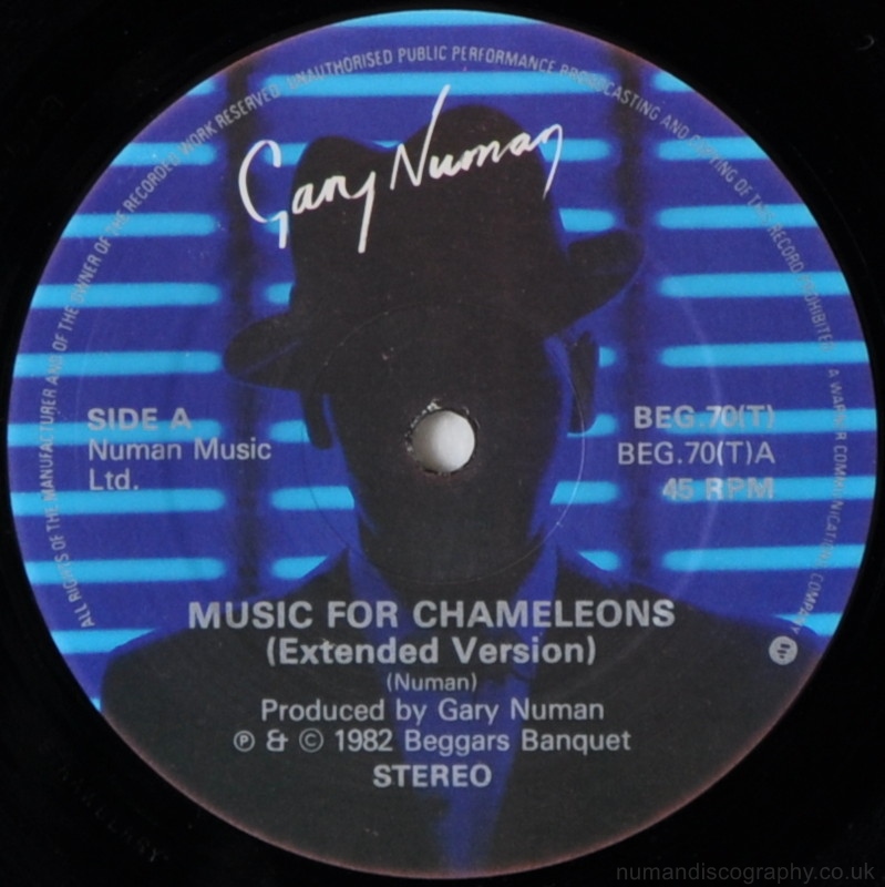 #GaryNuman Diaries 📒 Music For Chameleons dropped 5 places to No 31 on the UK singles charts this day 1982