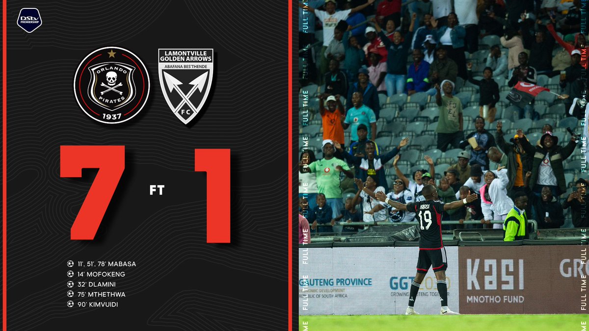 It was raining Goals at Orlando Stadium

We played a good football n managed to score as many goals which are going to help us at the end of the Season 

#OnceAlways
#UpTheBucks
#OrlandoPirates