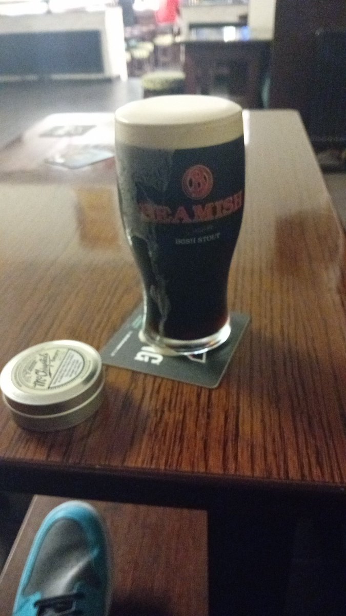 Nothing beats a beautiful pint of Beamish after a storm
