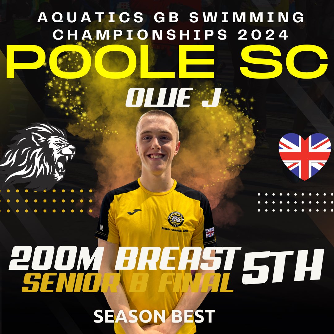 Day 5:  Ollie steps up two seconds to move into 5th in the final.  Just outside personal best but a season best 👏👏👏