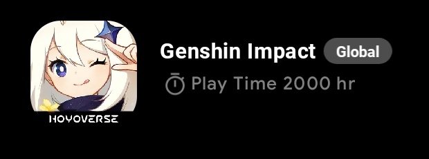 2000 hours bruh

#Genshin