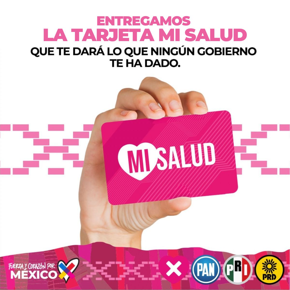 Que alegría, todos los mexicanos por fin tendremos acceso a la salud 
#TarjetaMiSalud 
#DebateConX
