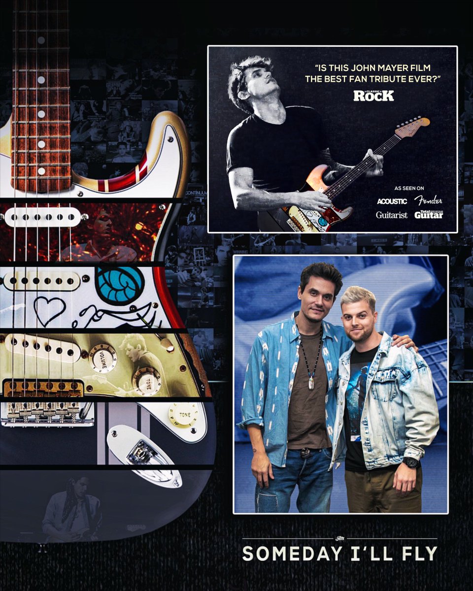 Eastwoodallen's tweet image. Today marks 10 years since I released my @JohnMayer doc ‘Someday I’ll Fly’. 

Time is flying. 🎸🕊️#JohnMayerDoc
youtu.be/A2wsTv3zVD0?si…