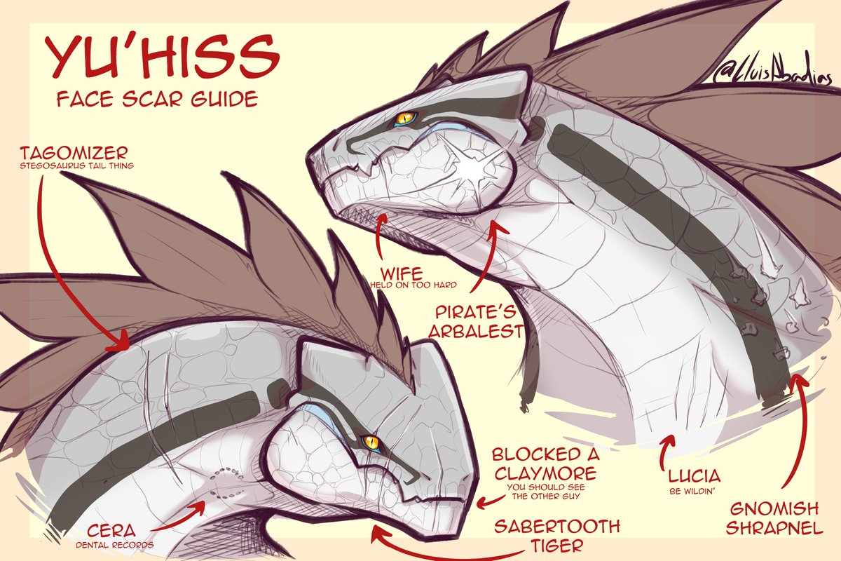 Yu'Hiss has a story for every scar...