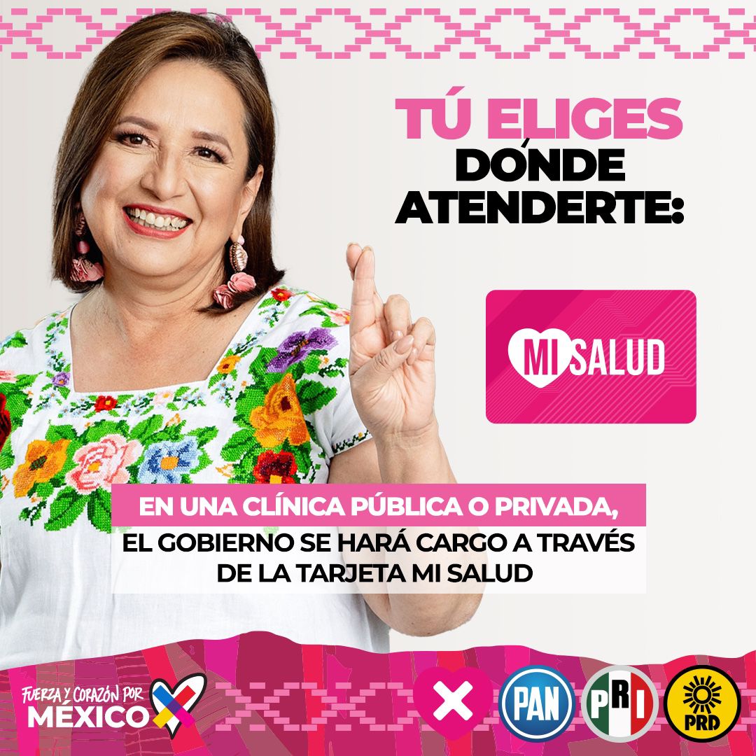 Salud de calidad para todos bravo Xóchitl
#TarjetaMiSalud 
 #DebateConX