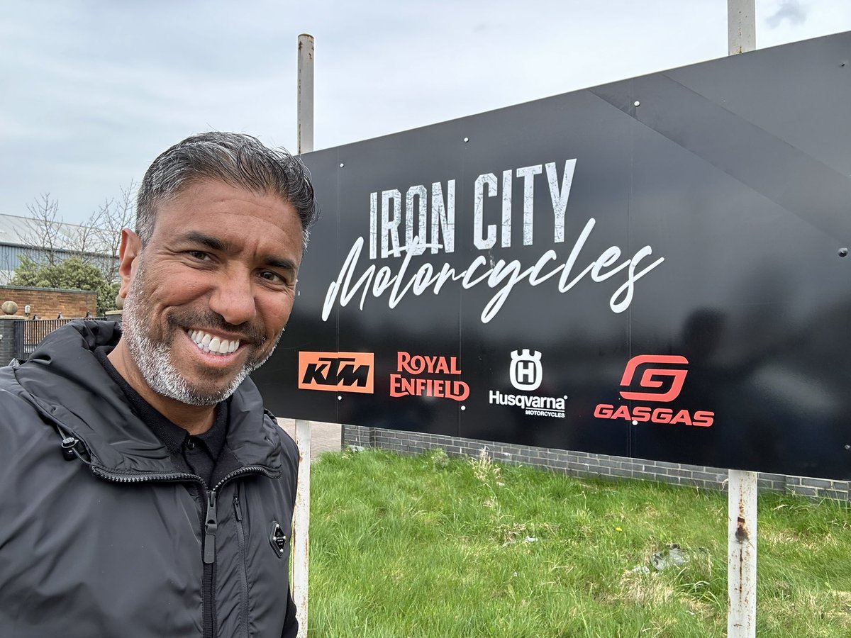 Great day celebrating the launch of #ironcity #motorcycle with @LyndonPoskitt @Hqv_Motorcycles @KTM_Racing @royalenfield @STyneBusiness thought about the £1.2m bike 👀🏍️🥳🥳