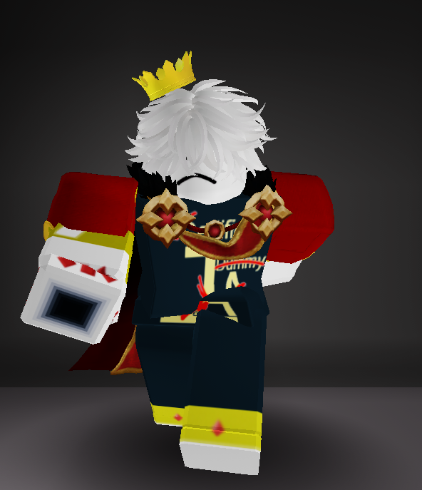 Simonfm1013's tweet photo. roblox avatar reveal (to ppl who havent seen)
hi hi IA fans
//(yes, he grew hair, also dont ask me about the double cape lmao)//
#ItemAsylum #CombatKing #ROBLOX #RobloxAvatar https://t.co/Ku7jWuscCH