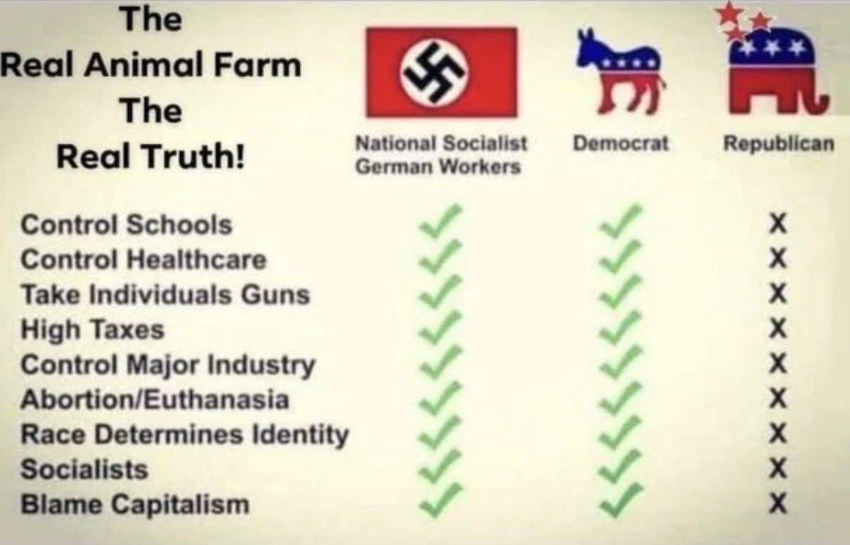 The democrats are Nazis.