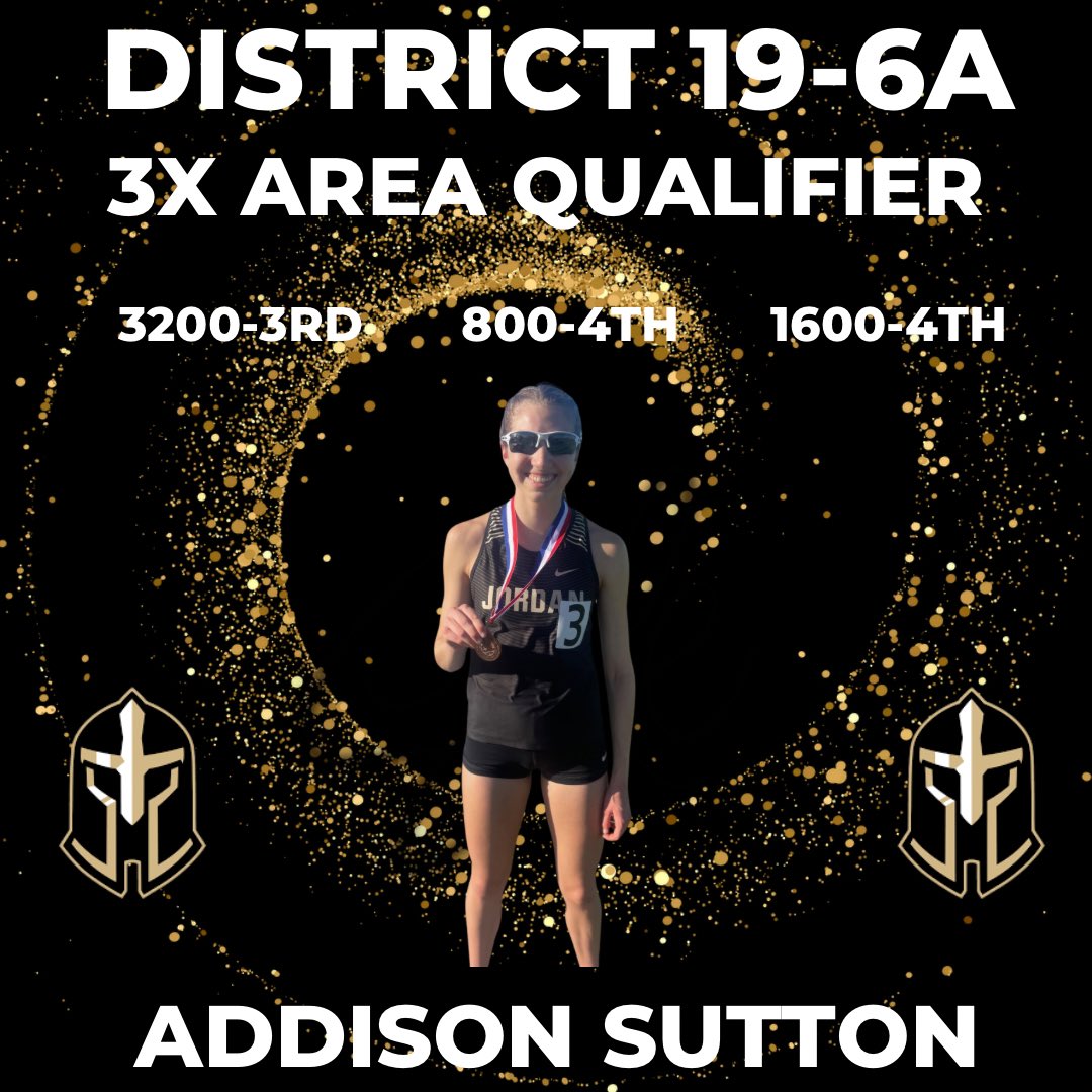 Jordan XC-Track (@jordanxctf) on Twitter photo An OUTSTANDING job by Senior, <a href="/AddisonSutton7/">Addison Sutton</a> for doing the triple & qualifying for the Area Meet in not 1, not 2, BUT all 3 of her events! She placed🥉in the 3200 breaking the school record, 4️⃣ in the 800 & 4️⃣ in the 1600! She had an incredible week!! <a href="/KK_Trnka/">Kymberlee Trnka</a> <a href="/JordanHSAthlet1/">JordanHSAthletics</a> An OUTSTANDING job by Senior, <a href="/AddisonSutton7/">Addison Sutton</a> for doing the triple & qualifying for the Area Meet in not 1, not 2, BUT all 3 of her events! She placed🥉in the 3200 breaking the school record, 4️⃣ in the 800 & 4️⃣ in the 1600! She had an incredible week!! <a href="/KK_Trnka/">Kymberlee Trnka</a> <a href="/JordanHSAthlet1/">JordanHSAthletics</a>