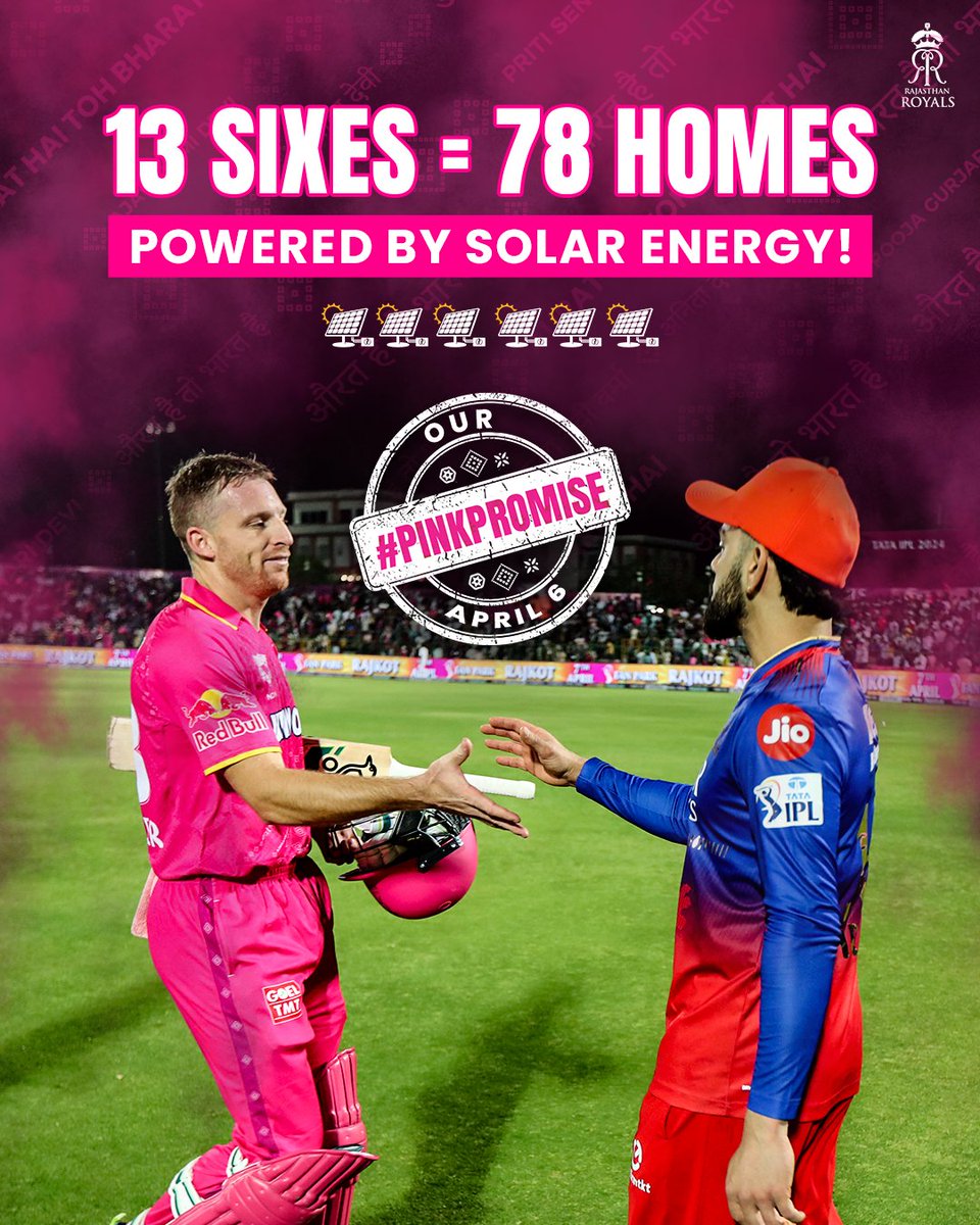 Thank you for being a part of our #PinkPromise,
@RCBTweets.💗📷