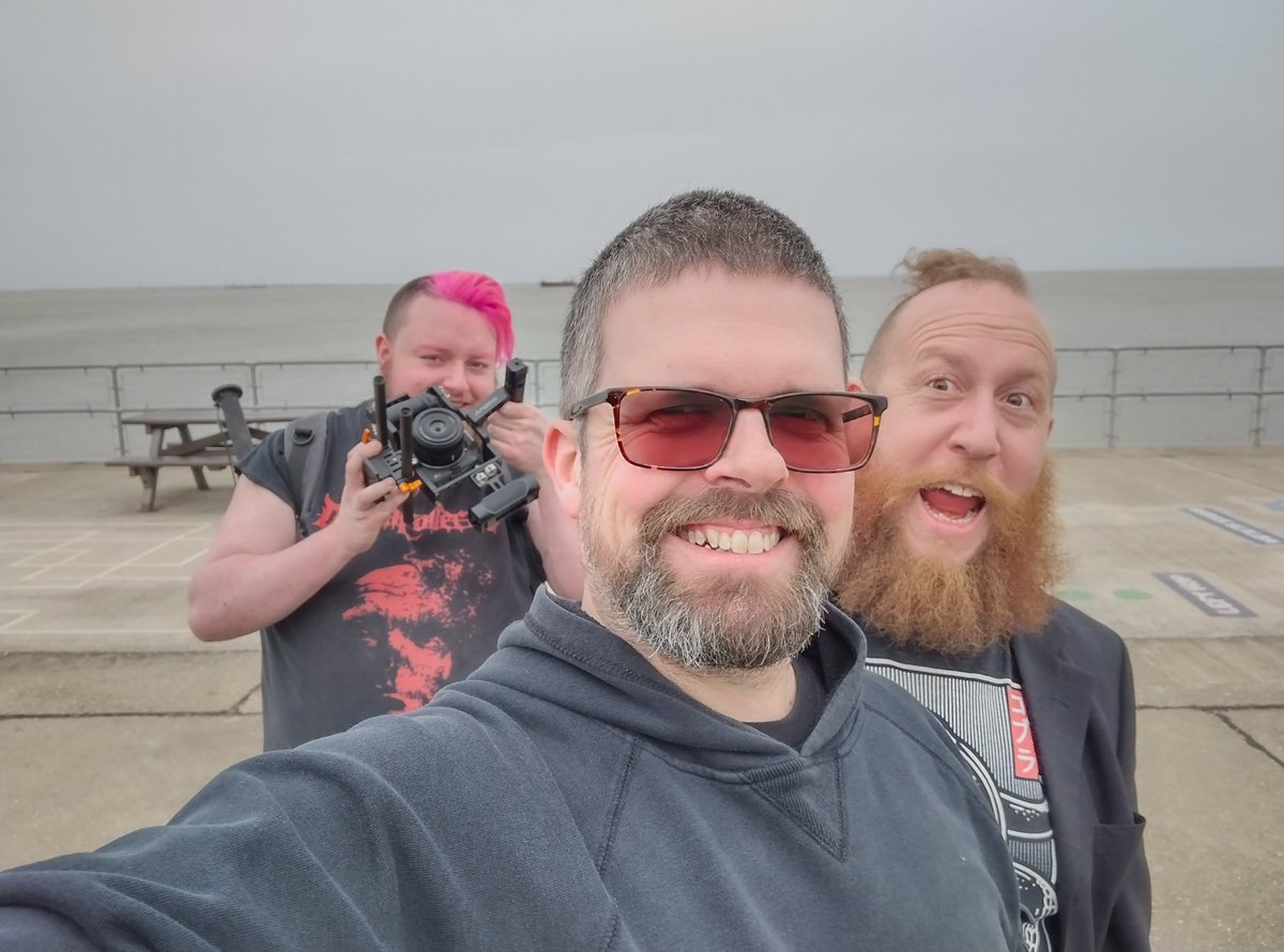 A great day beside the sea working with the crew on a new ice lolly-themed short film and more Brawling Badger content - looking forward to sharing the results with you all soon! #actorslife #contentcreator #sheppey #kent #shortfilm