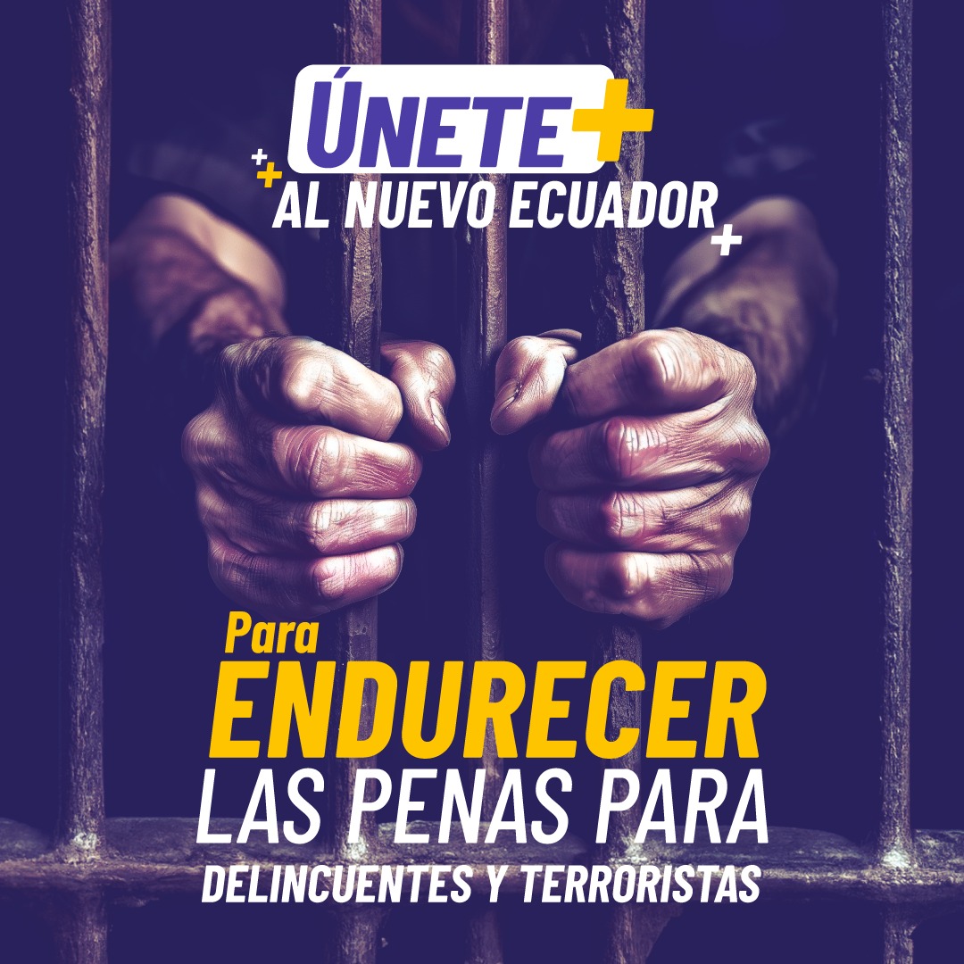 #ElNuevoEcuador, el que todos queremos con una seguridad fortalecida, no da tregua a los delincuentes y terroristas. 

#ÚneteAlNuevoEcuador 🇪🇨