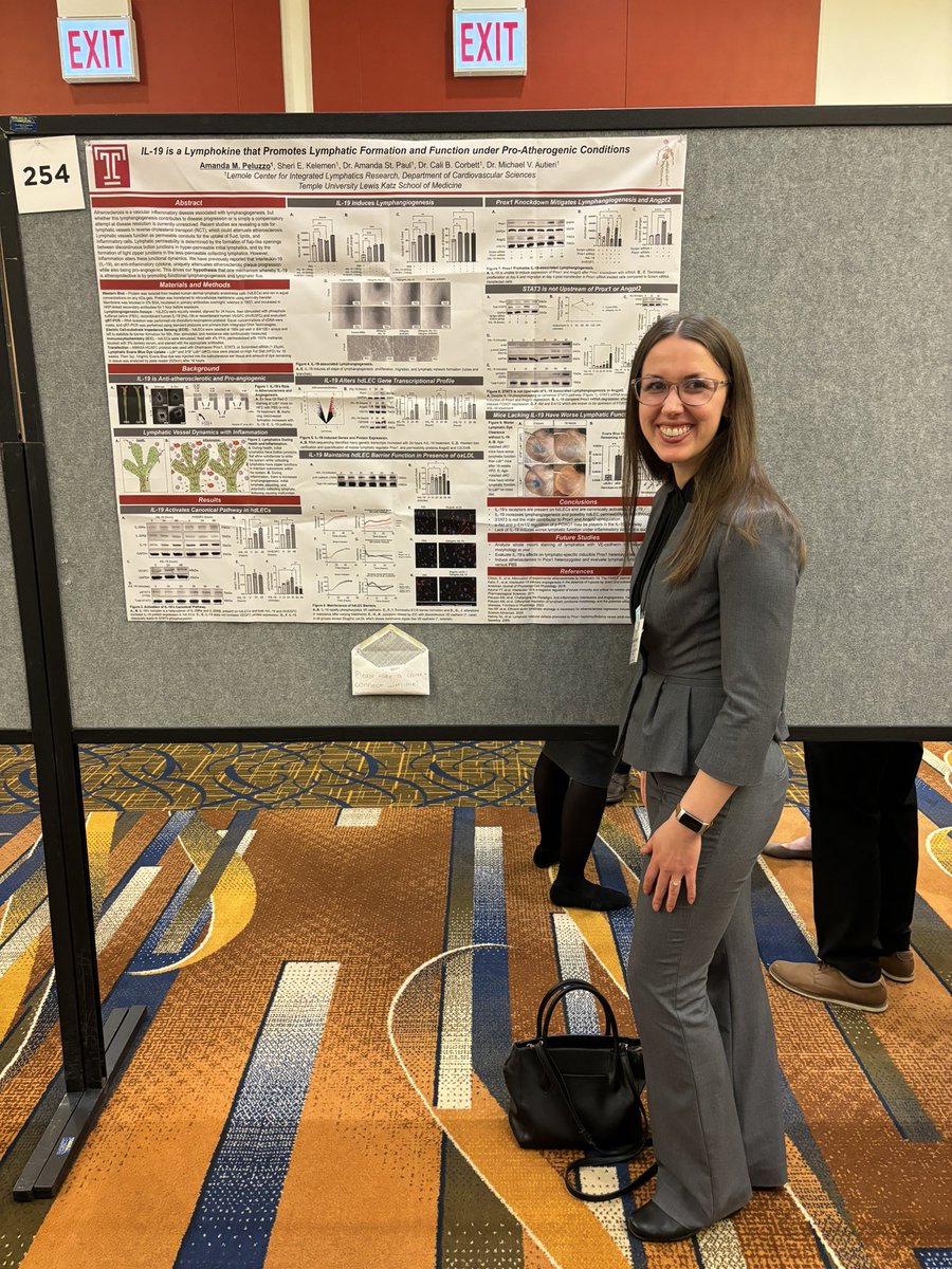 Enjoyed presenting my project and increasing exposure of #lymphatic research at #jointmeeting for #physicianscientists 

If you missed my poster, please connect with me!

@the_asci @A_P_S_A @JointMeeting @templemedschool