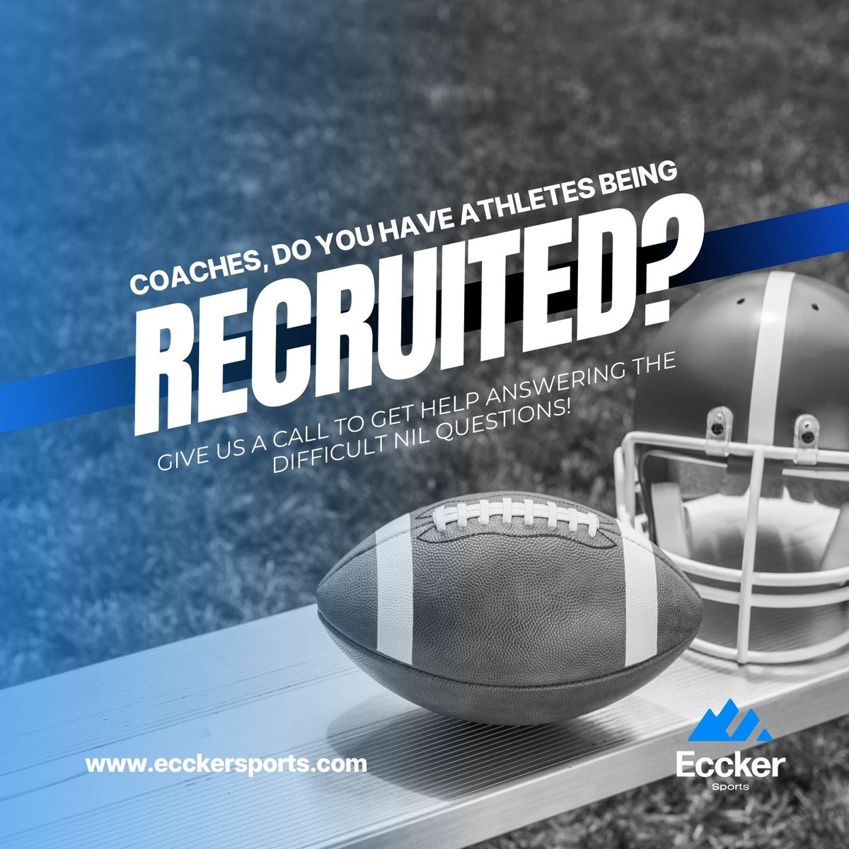 ATTN Coaches🗣 Are you getting lots of NIL questions that you don't know the answer to!? @EcckerSports is here to help👏 Reach out! ⬇️ 🔗: ecckersports.com/contact/