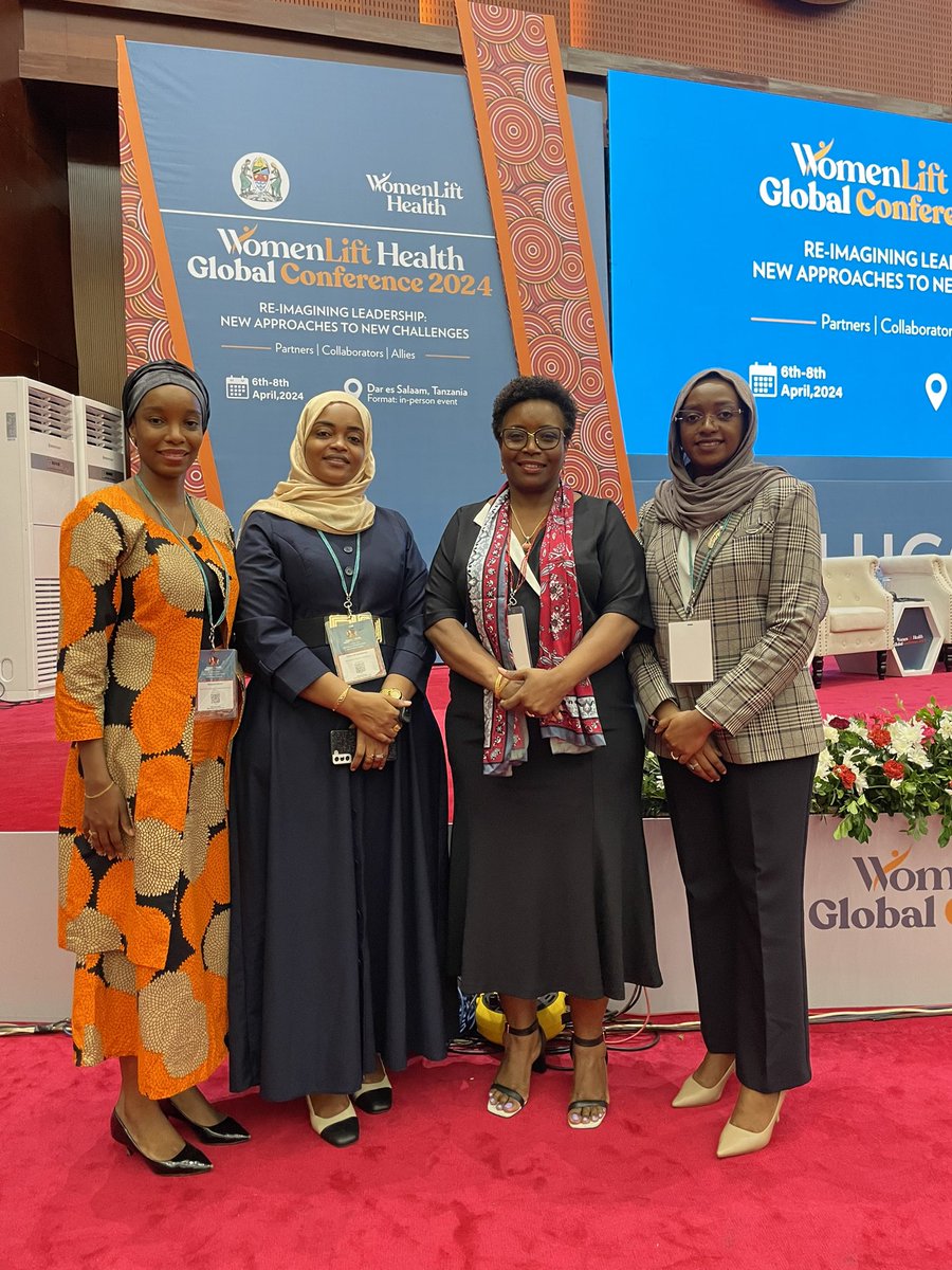 Honored to join my fellow women @MaryMSando @SenkoroDr  @Fatma_Fungo at the Womenlift Health Global Conference
#WLHGC2024