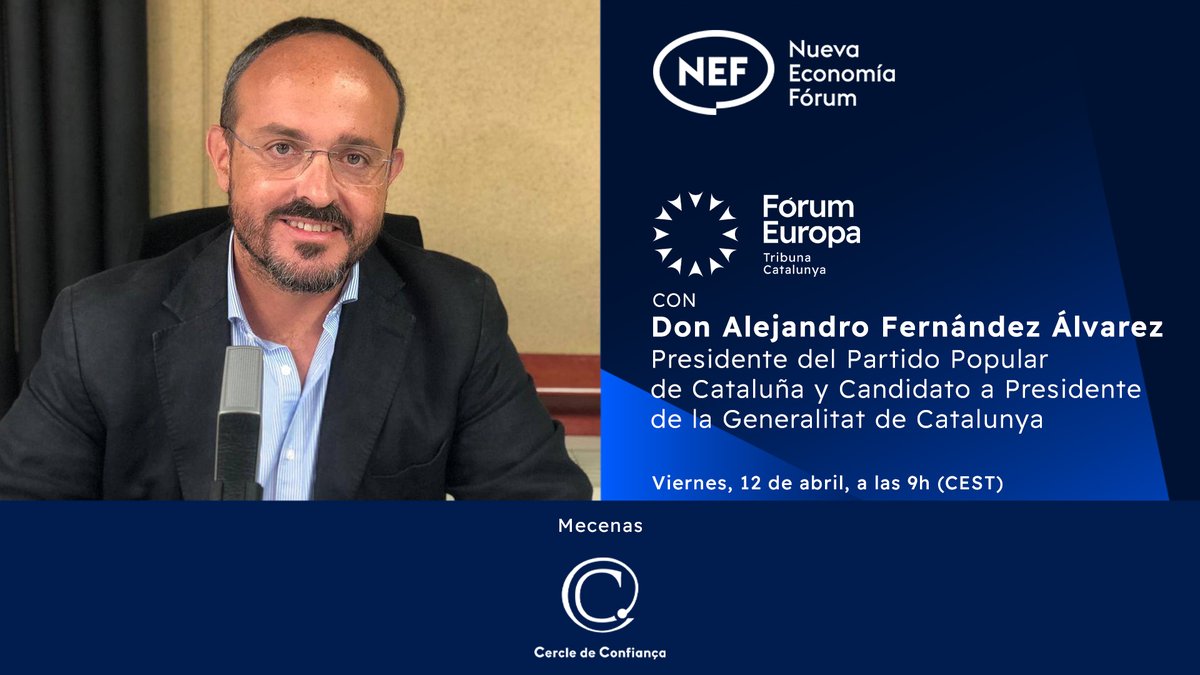 📢¡Nuevo #NEFonline! 🗣En 30 minutos conversamos con el Candidato del @PPCatalunya a Presidente de la Generalitat, @alejandroTGN 🤝 Circle de Confiança 💻Síguelo en directo👇 youtube.com/watch?v=izeMNt…