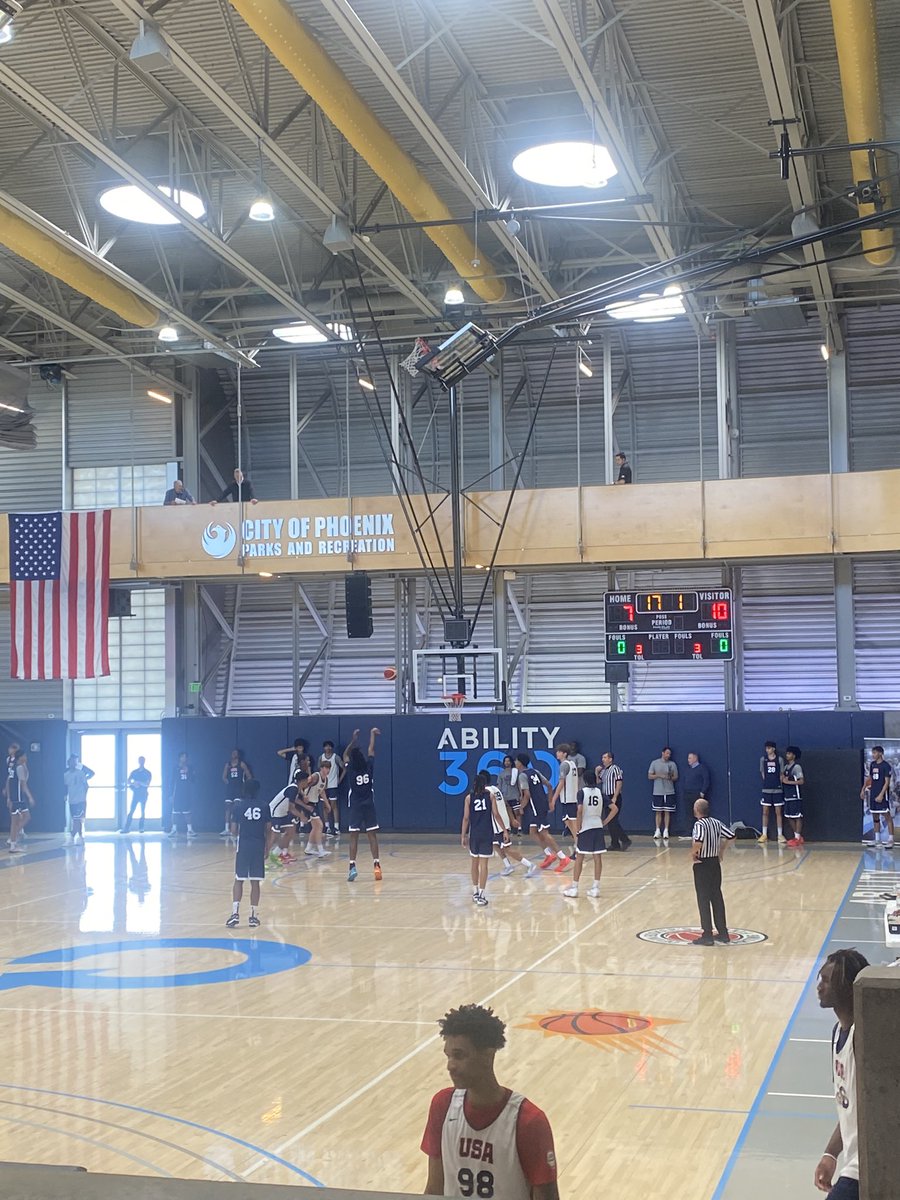 The talent was undeniable at the @usabasketball MJNT minicamp. Top Marks for the morning goes to: Tajh Ariza ‘26 Brandon McCoy ‘26 Jalen Haralson ‘25 Chris Nwuli ‘25 Mikel Brown Jr ‘25 Deron Rippey Jr ‘26 Chide Nwigwe ‘26 Anthony Felesi ‘26 Sam Funches ‘26 Brandon Bass Jr ‘26