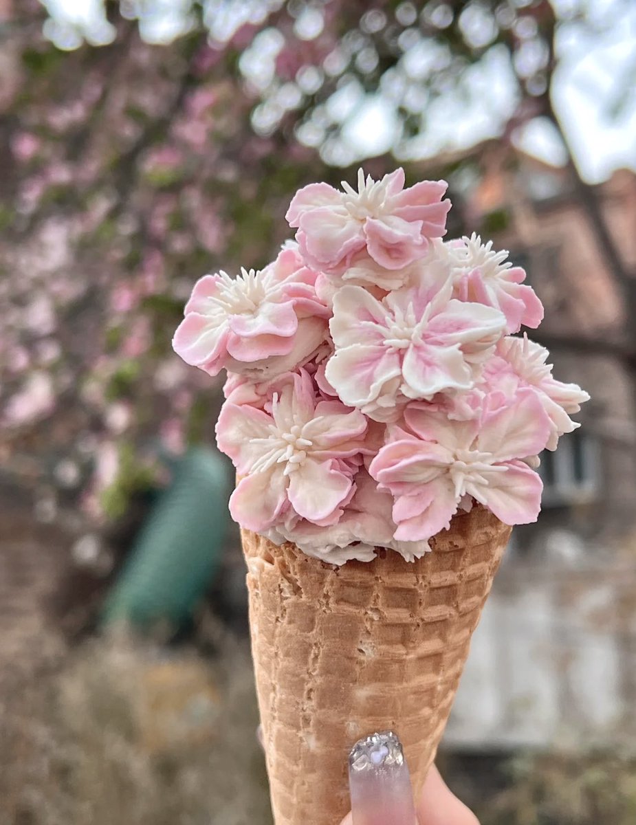 cherry blossom ice cream