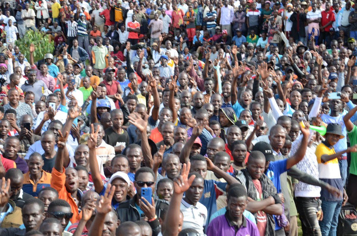 Bushenyi was good to @kizzabesigye1 and the @Katonga311 The message was clear, it's a liberation struggle. Citizens should begin organizing in their villages. We will be back to strengthen the platoons. It is the people's struggle, on the people's terms.