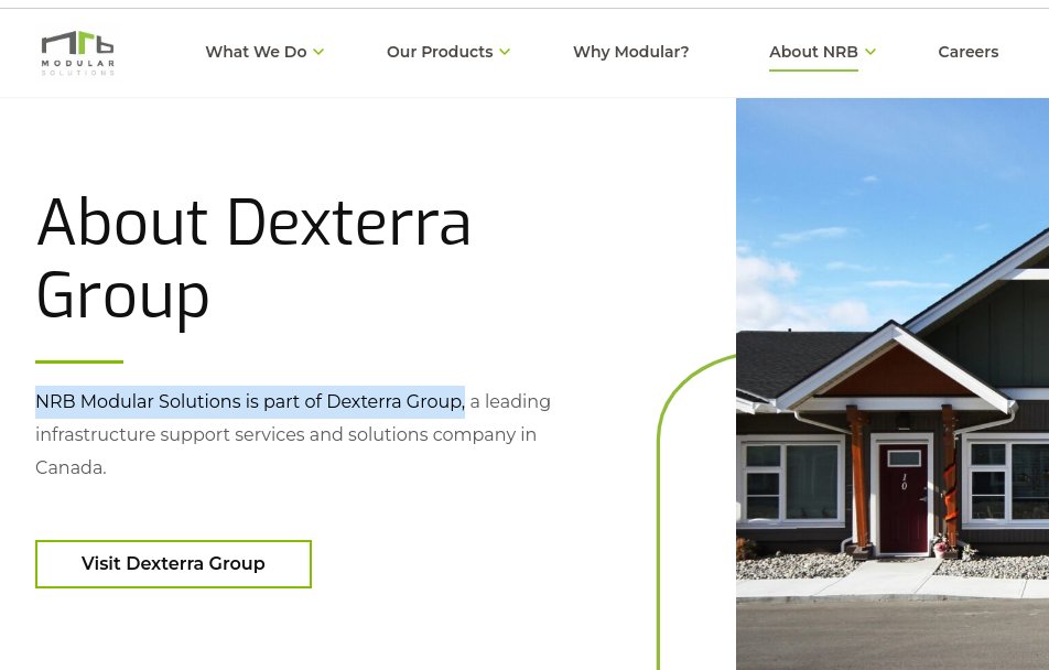 @CalgaryRecall Dexterra Group is the parent company of NRB Modular Solutions, the one Trudeau toured