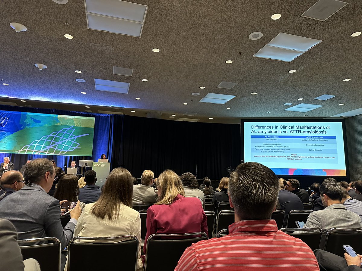 Grateful to all the mentors who have sparked my interest in cardiac amyloidosis! So exciting to learn more about advancements in amyloidosis at #ACC24! <a href="/MelissaLyleMD/">Melissa Lyle</a> <a href="/Jcleoni2211/">JCLeoni</a> <a href="/RBP0612/">Renée Bullock-Palmer MD FACC FAHA FASNC FASE FSCCT</a> <a href="/MathewMaurer/">mathew.maurer</a>