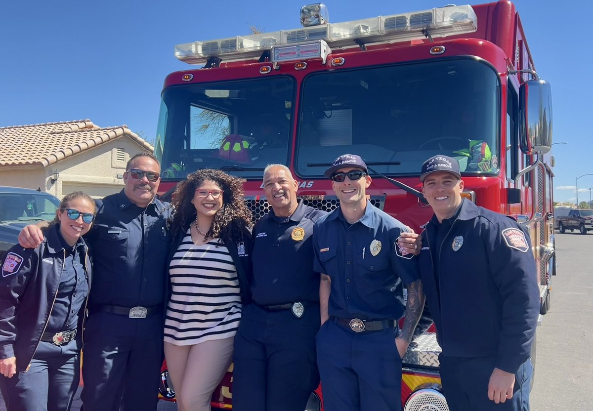 I had a great morning covering the American Red Cross of Southern Nevada and @LasVegasFD’s Sound The Alarm event. They’ll install 500+ free smoke alarms today! You all do lifesaving work, thank you. Tune in to @8NewsNow #8nn