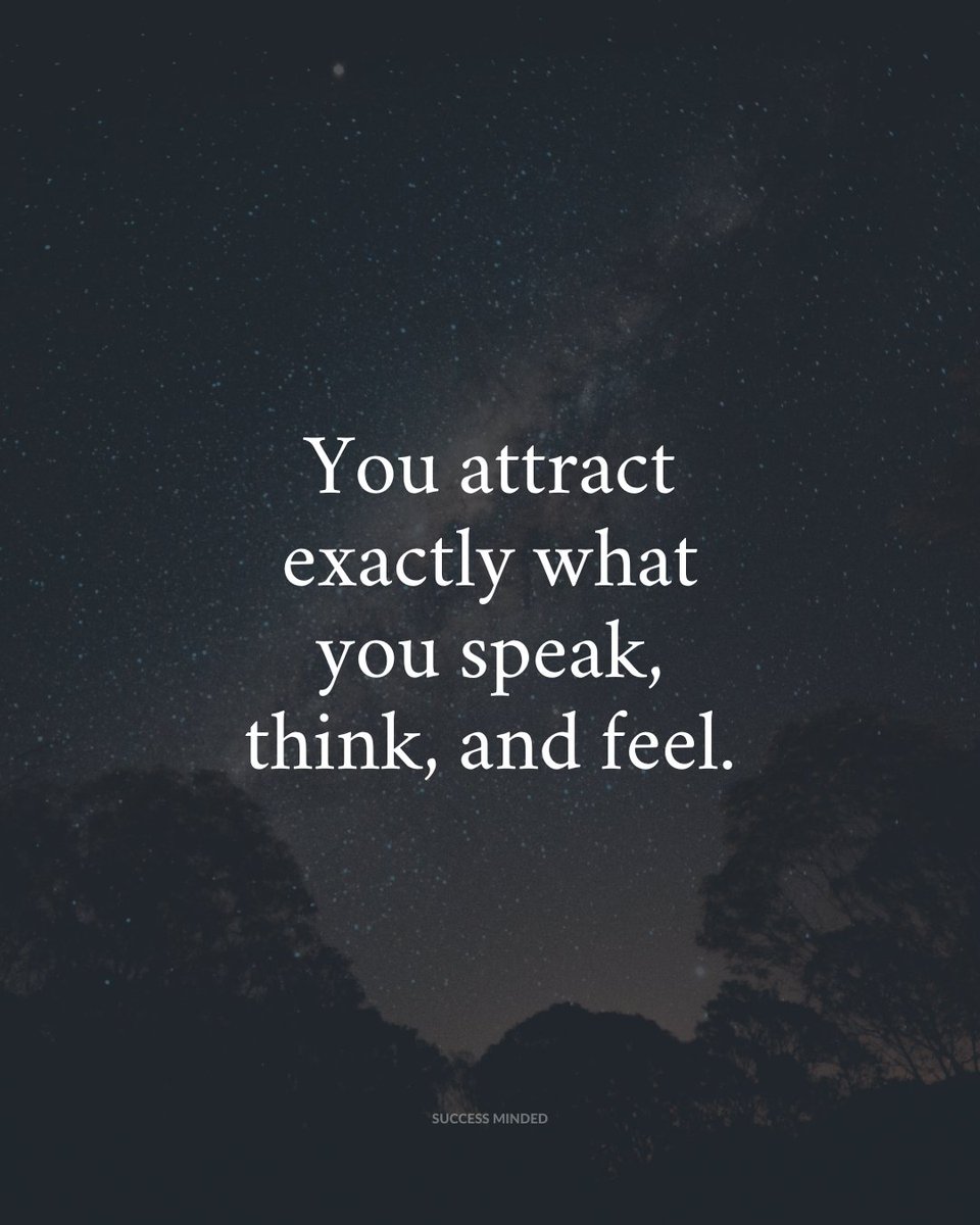 _SuccessMinded_'s tweet photo. You attract it all! https://t.co/CquSW2Ihgp