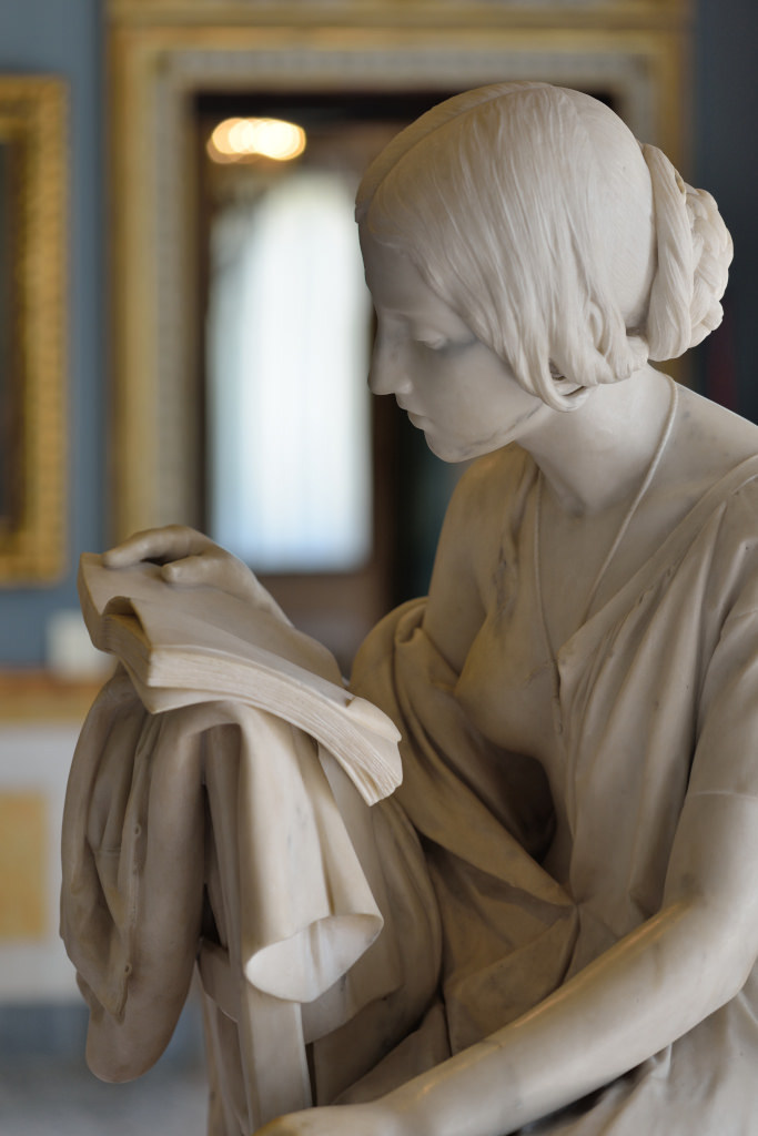 Tout simplement magnifique.
La Lectrice (1856), une oeuvre de Pietro Magni (1817-1877), à admirer à la @NationalGallery.