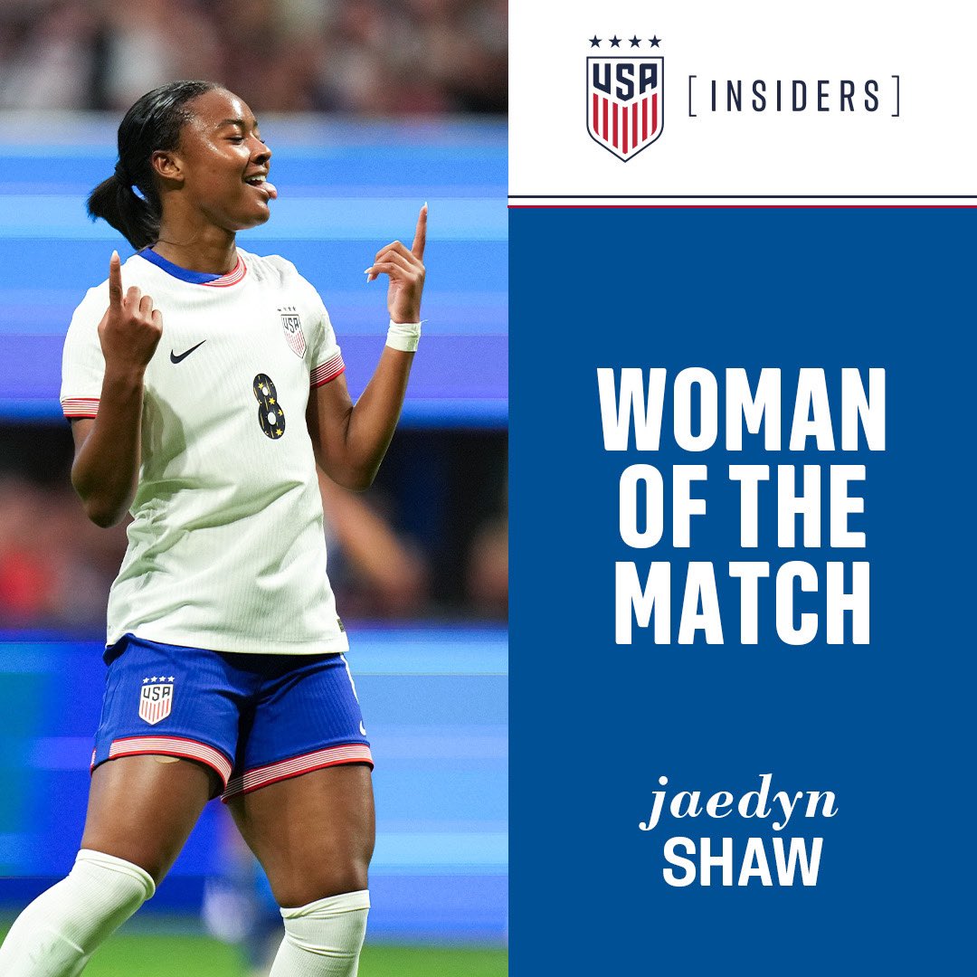 Opening the scoring in ATL, @JaedynShaw11 is today’s Woman of the Match 👏👏👏