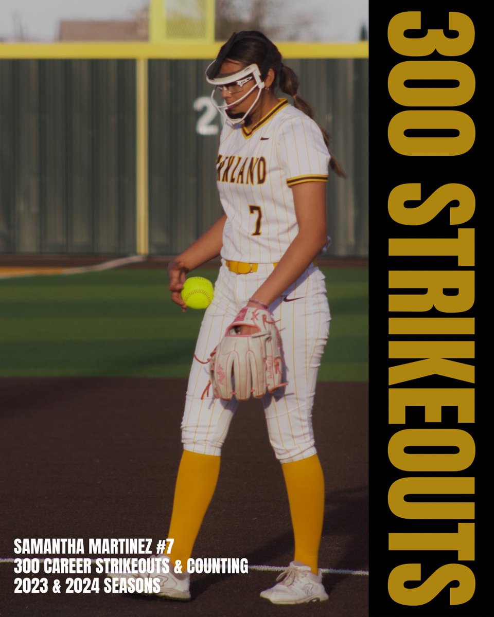 MatadorSoftbal1's tweet photo. 300+ Career Strikeouts for Sophomore pitcher Samantha Martinez 〽️🔥🔥
@SamanthaMa62144 @phsmats https://t.co/YSqYgXCQiE