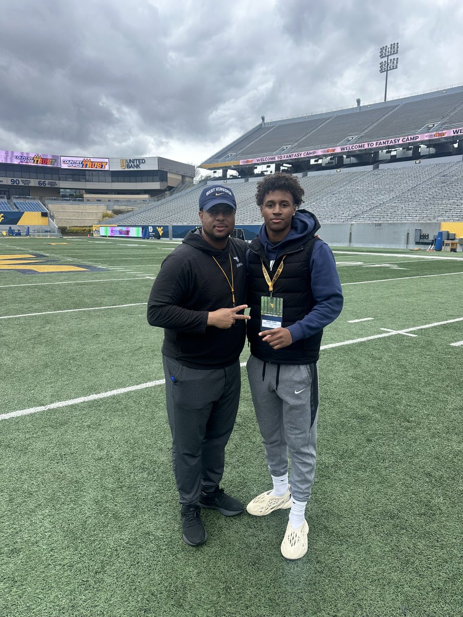 Jaziel Hart 2026 (@zielhart) on Twitter photo After an Amazing Visit & Conversation with <a href="/Backendcoach12/">ShaDon Brown</a> I am thankful to have received my first Power 5 offer and Second Division 1 offer 🟡🔵! <a href="/Coach_TBell/">Tre' Bell</a> <a href="/trey_neyer/">Trey Neyer</a> <a href="/NealBrown_WVU/">Beal Nrown</a> <a href="/_CoachCod/">Jevaughn “Jcod” Codlin 🐢</a> <a href="/Josh_Stevens313/">Josh Stevens</a> <a href="/PullUpNRek304/">T.R. Dues</a> <a href="/247Sports/">247Sports</a> After an Amazing Visit & Conversation with <a href="/Backendcoach12/">ShaDon Brown</a> I am thankful to have received my first Power 5 offer and Second Division 1 offer 🟡🔵! <a href="/Coach_TBell/">Tre' Bell</a> <a href="/trey_neyer/">Trey Neyer</a> <a href="/NealBrown_WVU/">Beal Nrown</a> <a href="/_CoachCod/">Jevaughn “Jcod” Codlin 🐢</a> <a href="/Josh_Stevens313/">Josh Stevens</a> <a href="/PullUpNRek304/">T.R. Dues</a> <a href="/247Sports/">247Sports</a>