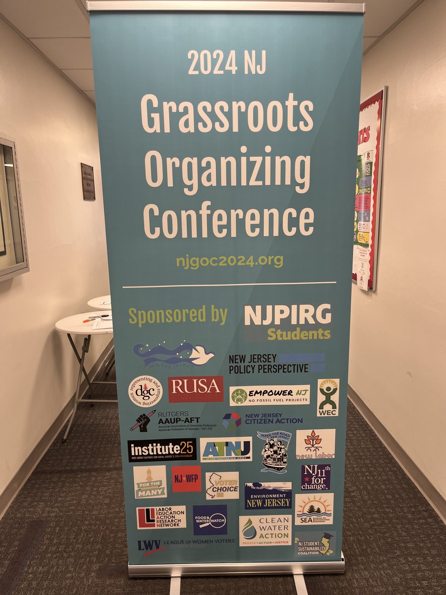 New Jersey Grassroots Organizing Conference is underway at the Labor Ed Center! #supportthelaborcenter @NJPIRG @NJWEC @NewLabor @NJEA @LearnRutgers @ruaaup @NJCitizenAction @WorkingFamilies Sign to support the labor center: docs.google.com/forms/d/e/1FAI…