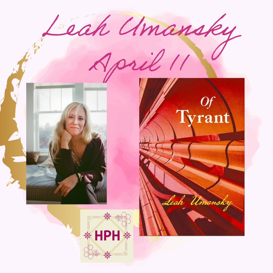Our 5th April feature @lady_bronte is the author of three collections of poetry, most recently, OF TYRANT (Word Works Books 2024.) She earned her MFA in Poetry at Sarah Lawrence College and has curated and hosted The COUPLET Reading Series in NYC since 2011.