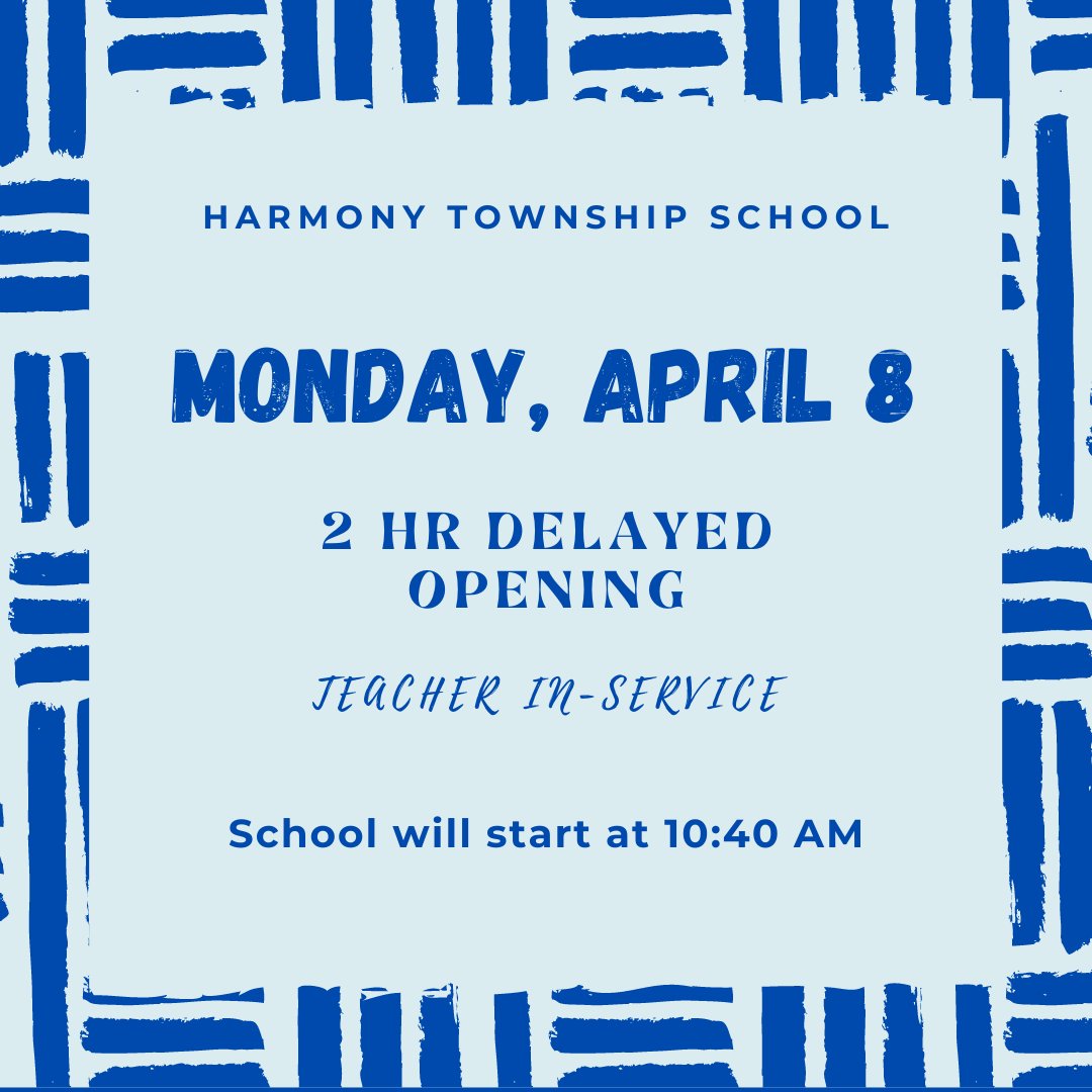 Harmony Township School (@HTShuskies) on Twitter photo 2024-04-06 19:29:57