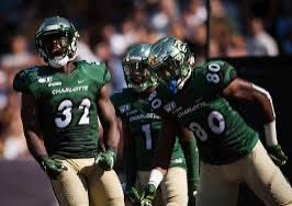 After a great conversation with @BiffPoggi i am blessed to say i have received a Division 1 offer from ⛏️@CharlotteFTBL #AGTG @drebly_32 @TimBrewster @wco70mack #GoNiners