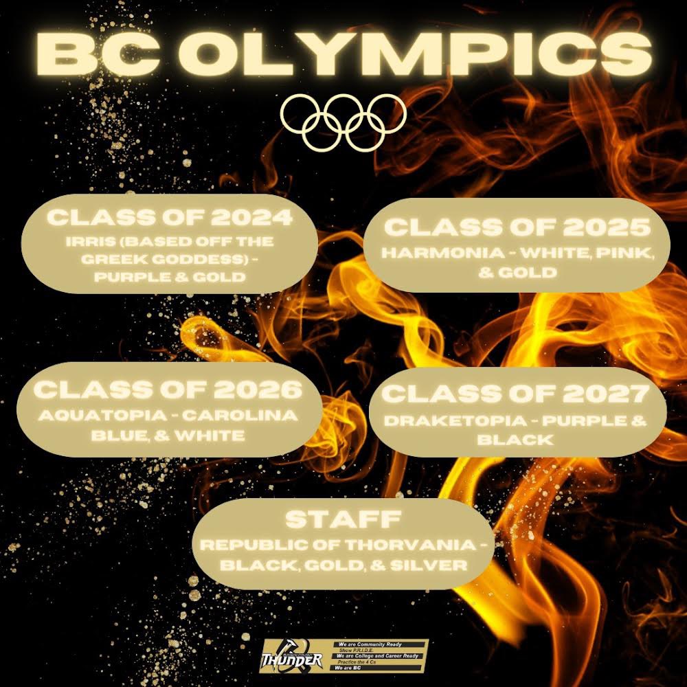 Get ready for the BC Olympics beginning April 8th! Sign-up in your emai to compete in a lunchtime competition-a new game everyday! Help your country bring home the gold! ⚡️🥇🏆🌟