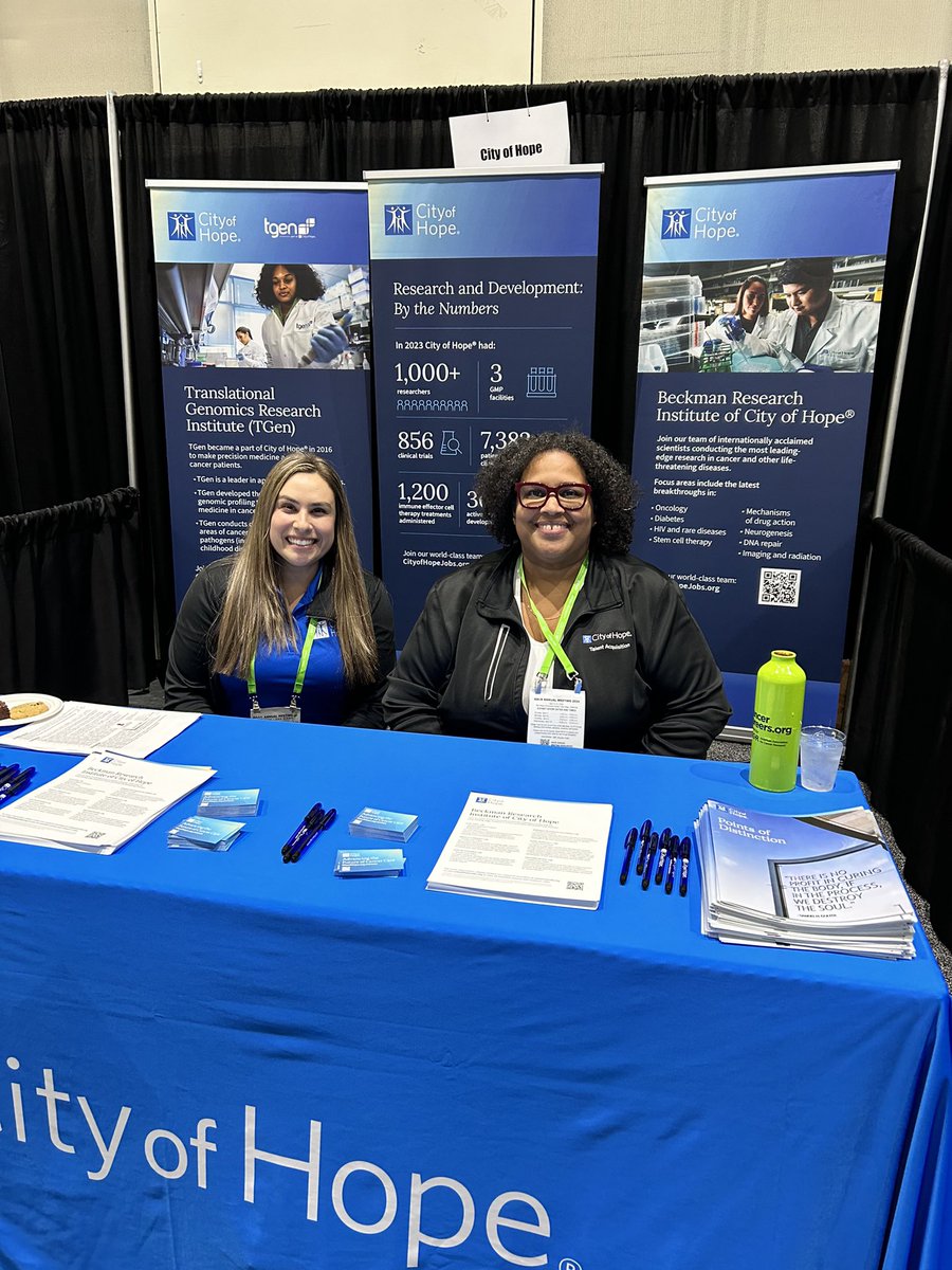 Meet our talent acquisition team at the Cancer & Biomedical Research Career Fair (Booth CF3)! #AACR24
