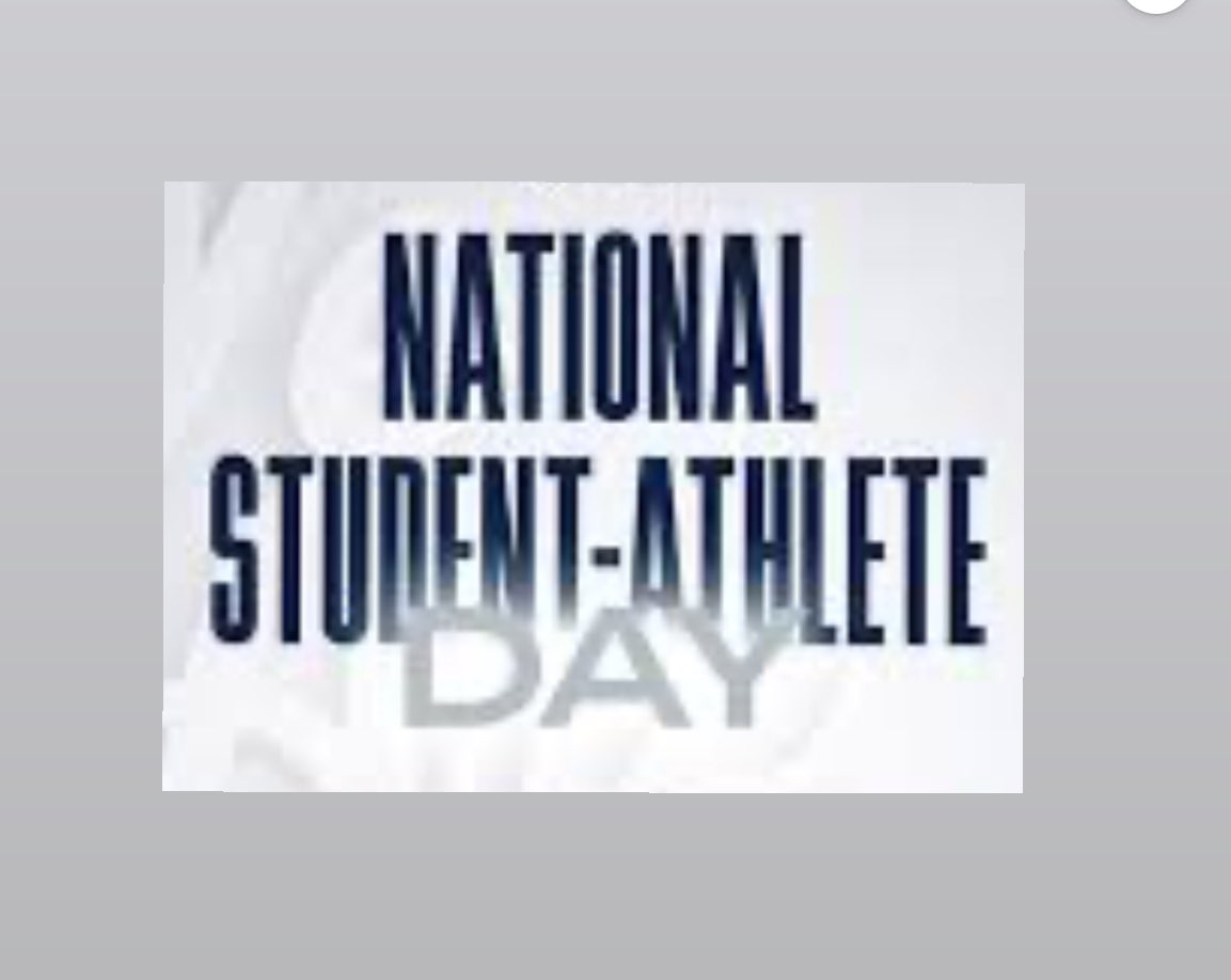 Happy National Student Athlete Day! #NationalStudentAthleteDay