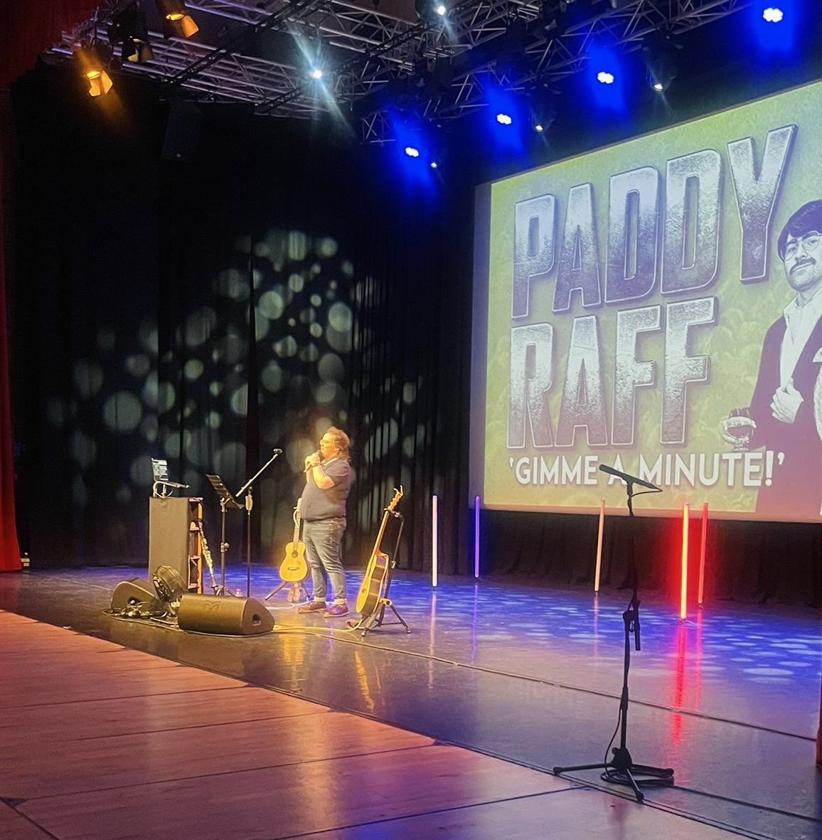 In Lisburn tonight supporting the brilliant @paddyraffcomedy on his tour 🔥 Wonderful audience, thanks for all the love ❤️🙏 @ISLANDartsbiz