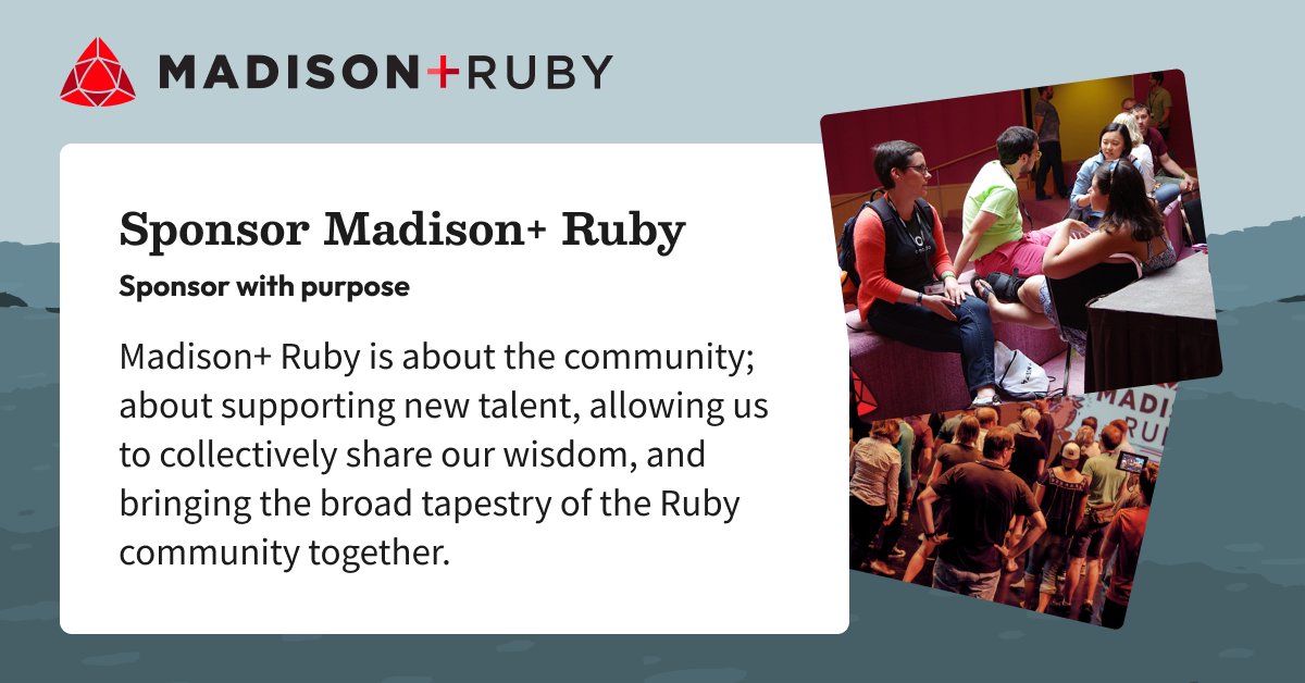 Madison+ Ruby 2024 is seeking sponsors to make this year's event unforgettable. Check out our Sponsorship Prospectus at madisonruby.com and support the Ruby community!

<a href="/be_flagrant/">Flagrant ®</a> #MadisonRuby #RubyCommunity #Sponsorship #Flagrant #FlagrantInTheWild