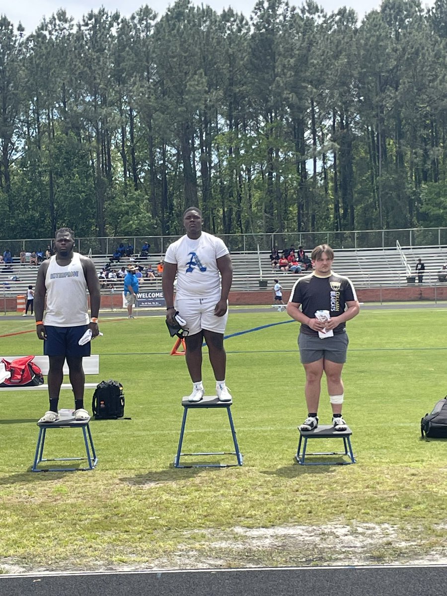 Congratulations to Carnell Jackson on placing 1st in Shot Put at The Mobile Meet of Champions. #clawsup