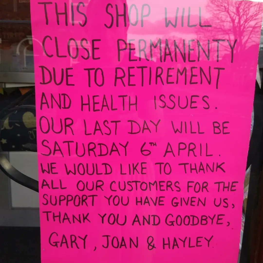 Goodbye 👋
 Tennants Fish and chip shop 
 Long Eaton. 
Happy Retirement 😊 @LongEatonLife @TennantsChips #longeaton #Nottingham #derbyshire #NOTTINGHAMSHIRE 
#fishandchipshop #tennantsfishandchipshop