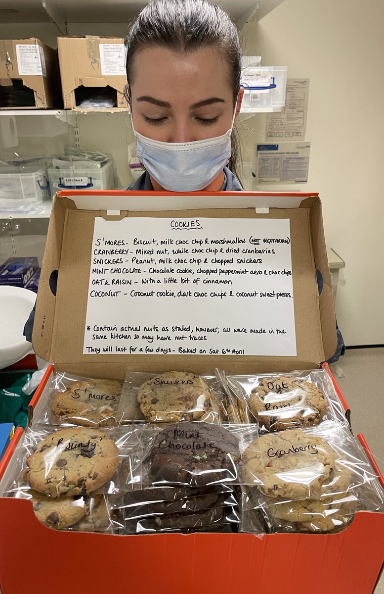 The loveliest message and homemade treats for #teamhaem❤️❤️ @UHDB_PatientExp @UHDBTrust @SueCham87693611 @JennySinclair5