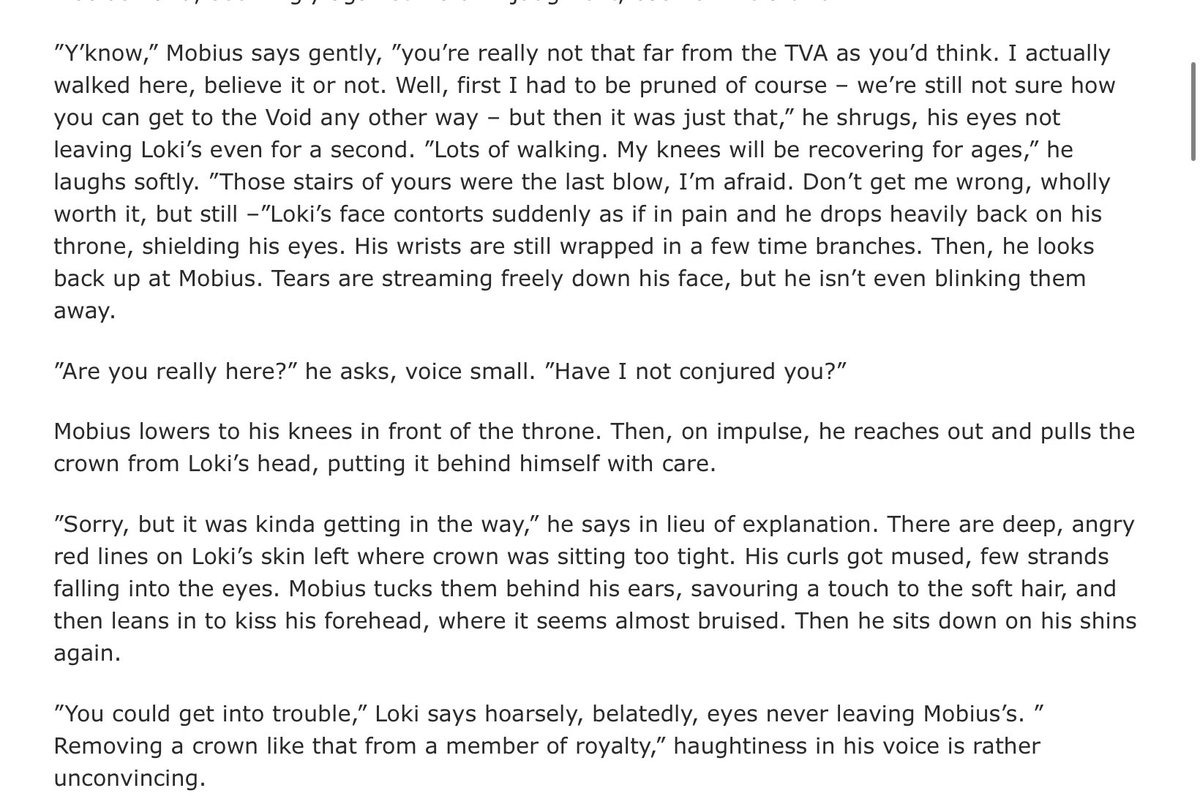 rumblebeeart's tweet image. archiveofourown.org/works/54379429…

Final chapter to my #lokius fic! Mobius finally reaches the Tree. Tearful reunion ensues

I will be really happy if you check it out!!